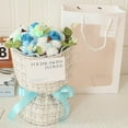thumbnail image 3 of Handmade Crochet Flower Bouquet - 11. Inch Knitted Yarn Floral Arrangement for Valentine's Day Mother's Day Birthday Wedding Home Decor, Anniversary Gift for Mom Wife Teacher & Women, 3 of 4