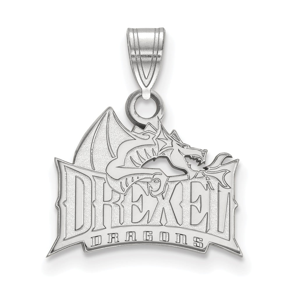 17mm x 15mm Solid 925 Sterling Silver Official Drexel University Small Pendant Charm