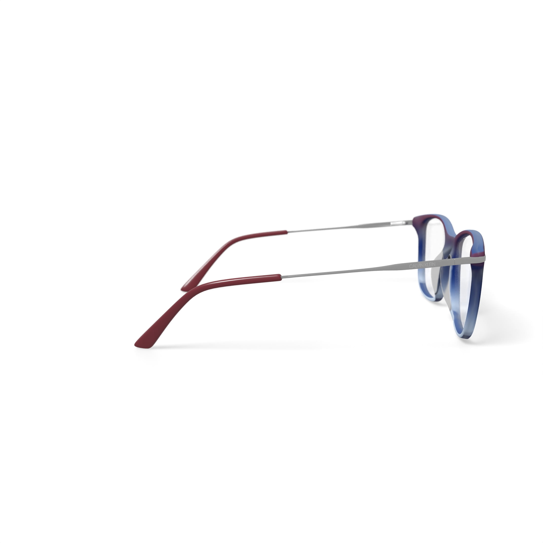 Calvin Klein Women's CK19711G Prescription Eyeglasses with Case, Red/Blue