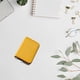 thumbnail image 5 of Hukapapa Tarjetero De Crédito Para Mujeres Hombres Cartera De Cuero Con CremalleraAmarillo, 5 of 5