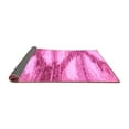 thumbnail image 2 of Ahgly Company Indoor Round Abstract Purple Modern Area Rugs, 5' Round, 2 of 4