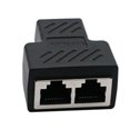 thumbnail image 2 of Internet Splitter Dual Port Ethernet Adapter ethernet cable High Speed Internet Plastic Port Distributor for Home Office, 2 of 9
