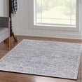 thumbnail image 2 of Riverbay Furniture Traditional Woven Polyester 5'x7' Rug in Gray, 2 of 5
