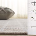 thumbnail image 4 of SAFAVIEH Montauk Elwyn Checkered Cotton Area Rug, Beige/Ivory, 6' x 6' Round, 4 of 10
