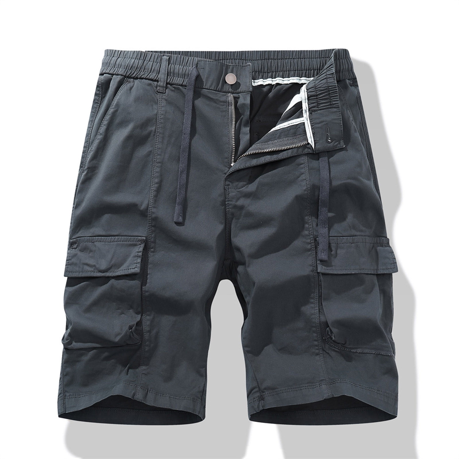 jsaierl Mens Cargo Shorts Plus Size Multi Pockets Shorts Outdoor ...