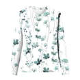 thumbnail image 4 of KIHOUT Liquidation Hauts, Chemises à Manches Longues pour Femmes Hauts Amples à Imprimé Floral Col Rond Chandail Décontracté d'Automne Chandails Blouse, 4 of 4