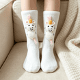 thumbnail image 3 of Christmas 3D Knit Animal Socks for Unisex, Cozy Cute Hand Crochet Knit Sock, Funny Animal Socks, Winter Warm Floor Sock （Animal）, 3 of 8