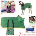 thumbnail image 2 of Dog Bathtowel Pet Water Absorbent Bathrobe Size Dog Cleaning Whole Body Wrap and Wipe Dry Cat Bathing Towel Coffee Color XL, 2 of 2
