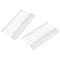Uxcell 2000Pcs Round Hook Fasteners 1.38" White Standard Tagging Gun Refill Barb