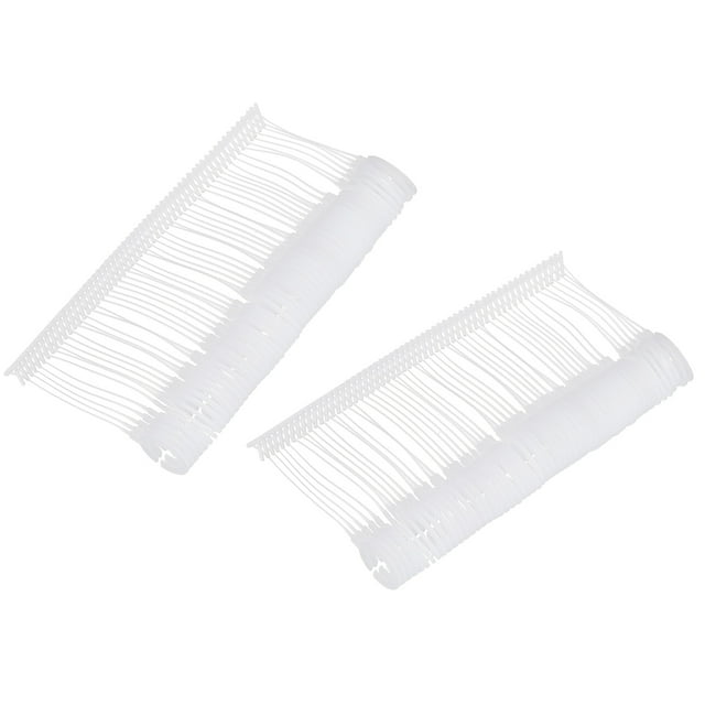 Uxcell 2000 Pcs Crochets Ronds, Recharge de Pistolet de Marquage Transparent 35mm