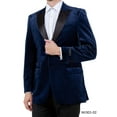 thumbnail image 4 of Men's Modern Fit Sport Coat w/ Satin Peak Lapel, 4 of 4