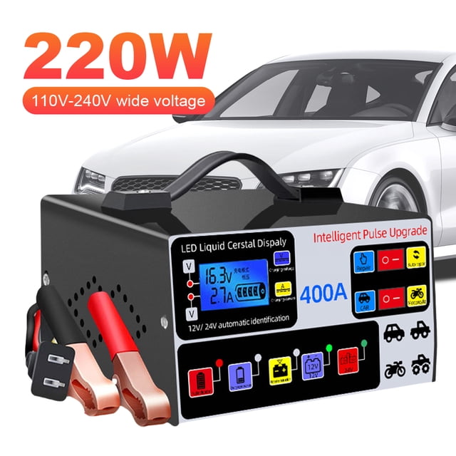 Cargador Batería Rápido Ygjytge para Automóvil 12V24V 400A