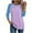 Pink-plus size tops, variant on FNFYFH 3/4 Sleeve Tops for Women Plus Size Baseball Style Tees Color Block Three Quarter Raglan Shirt