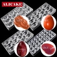thumbnail image 2 of 9 Shapes Polycarbonate Chocolate Moulds Forms Tray 3D Easter Bunny Eggs Rabbit Chocolate Molds Form for Confectionery Cake Molds, 2 of 5