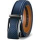 thumbnail image 1 of Cinturón de trinquete para hombre, cinturón deslizante ajustable de cuero para regalo, cinturón informal para hombre de 1 3/8", tamaño ajustable, 1 of 4