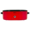 thumbnail image 4 of NESCO 18-Qt 1,450-Watt Roaster with Porcelain Cookwell, Chrome Red, 4 of 8