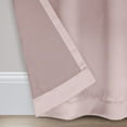 thumbnail image 5 of Eclipse Solid Thermapanel Room Darkening Rod Pocket 54" x 63" Curtain panel in Blush, 5 of 7