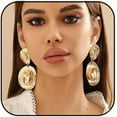 thumbnail image 6 of Country Concert Outfits for Women Western Earrings CowBoy CowGirl Drop Dangle Earring Vintage Oval Earring Turquoise Jewelry Western Accessories, 6 of 19