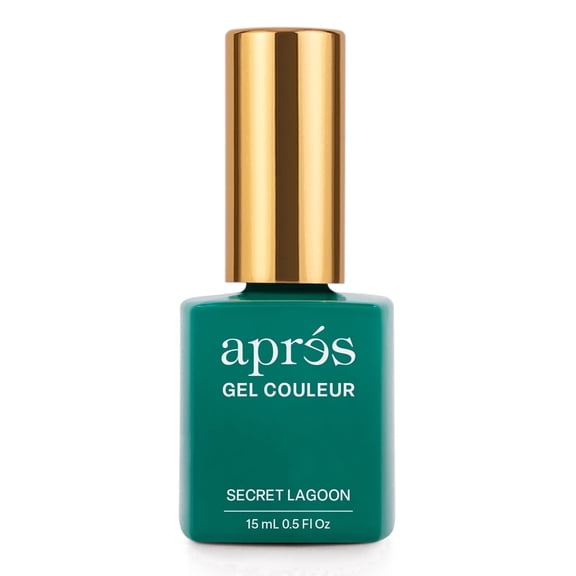 Apres Gel Couleur Gel Nail Polish, HEMA & TPO-Free, Secret Lagoon J10, 15ml