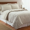 Home Trends Reversible Mini Comforter Set, Tan Stripe