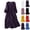 Black, variant on CHUMUD Womens Casual Dresses Tunic Dress Empire Waist Long Sleeve V Neck Flowy Maxi Dress