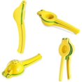 thumbnail image 4 of 1 pieza (amarillo + verde) exprimidor de limón, exprimidor de limón, exprimidor de lima, prensa de limón, exprimidor manual de cítricos, hecho de aleación de aluminio Rojo Verde, 4 of 5