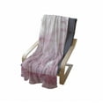 thumbnail image 4 of Seagulls Soft Flannel Fleece Throw Blanket, Sunrise by the Beachside Birds Flying Towards Horizon Watercolor Style, Cozy Plush for Indoor and Outdoor Use, 50" x 70", Pink White, by Ambesonne, 4 of 6