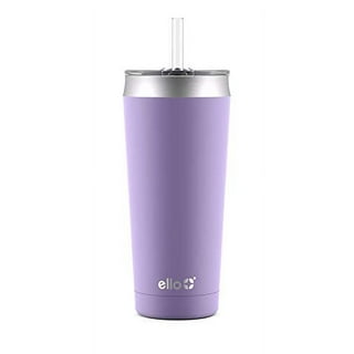 Ello Port 40oz Tumbler with Carry Loop & Integrated Handle, Vacuum  Insulated Stainless Steel Reusable Water Bottle, Travel Mug with Leak Proof  Lid and