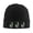 Black, variant on St. Patrick'S Day Big Irish America Flag Beanie Hat Knit Hat Skull Cap for Men Women Winter Hat Deep Heather