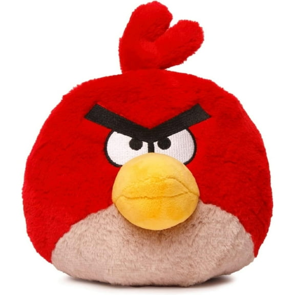 Angry Birds Red Plush Doll 8 Inch Soft Toy Mighty Mojo Video Game Character