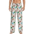thumbnail image 2 of Picia Christmas Hohoho 1 Mens Soft Woven Cotton Elastic Waistband Sleep Pajama Pant Lounge Sleep Pant With Pockets And Drawstring-X-Large, 2 of 9