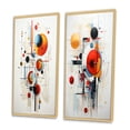 thumbnail image 3 of Designart "Suprématisme Coloré Pure composition II" Art Mural Abstrait Ensemble de 2 - Ensemble de Cadres Muraux Multicolores pour Décoration Intérieure, 3 of 6