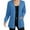 Blue, variant on Fiaer Women's Cardigan Sweater Oversize Long Sleeve Lightweight Fashion Solid Open Front Tops with Pocket RD2 XL