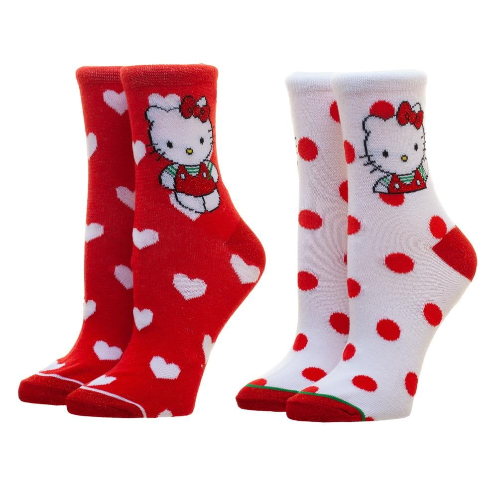 Hello Kitty Ankle Socks Hello Kitty 2 Pack New Licensed xs7665snr
