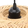 thumbnail image 4 of Shisuyan Bamboo Pendant Light Rustic Style Hanging Light Ceiling Light for Home Hotel Restaurant, 4 of 8