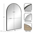 thumbnail image 6 of Better Homes & Gardens 24x34 Black Arched Small Decorative Wall Mirror for Bathroom or Living Room, 6 of 7