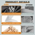 thumbnail image 5 of G TALECO GEAR Toddler Swing Set with Canvas Cushion Seat, Baby Swing Outdoor Playset, Age 6-24 months, Gray, 5 of 8