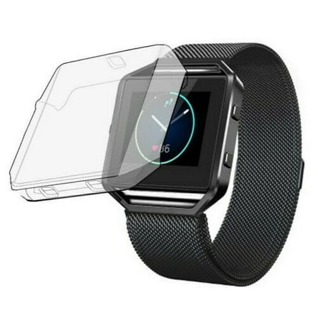 For Fitbit Blaze Case, Heavy-Duty Shockproof Protective Full Cover Armor, Shock Adsorption, Drop Protection, Lifetime Protection