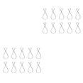thumbnail image 2 of Advancent 10 ganchos para azulejos de techo, fácil instalación, Flexible sin deformación, letrero colgante para oficina, aula, grande, 8 Gran 8 palabras F4 2piezas, 2 of 6