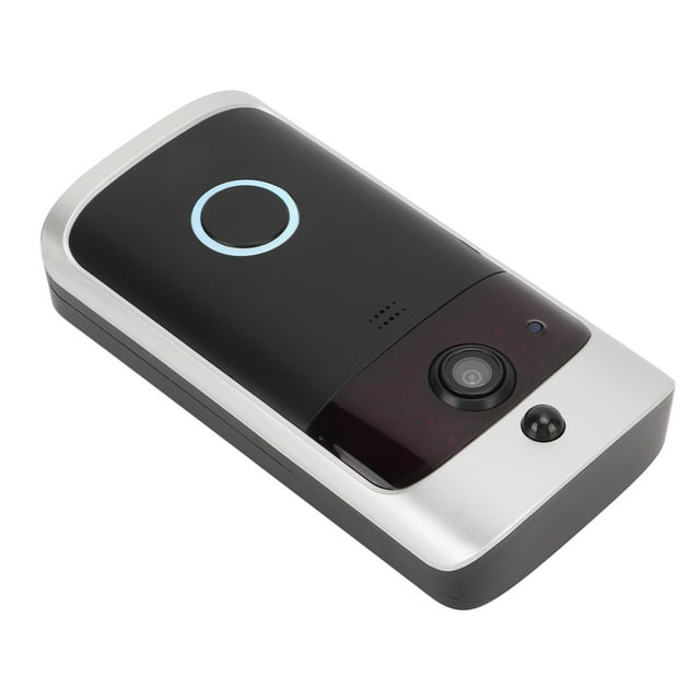 Timbre De Puerta De Video, Alarma De ángulo De Visión De 166 Grados, Timbre De Video Inalámbrico De Audio Silencioso De 2 Vías Con Tubo De Expansión Para Monitoreo De OTVIAP Video Intercom Doorbell