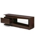 thumbnail image 6 of Furinno FVR Entertainment Center with 1 Drawer and Glass Shelf, Walnut FVR7294WN, 6 of 6