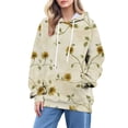 thumbnail image 5 of Bovemsi Sweatshirt for Women Oversized Winter Cotton Sweatshirts Pullover 2025 Fashion Tops Trendy Outfits Comfort Hoodie, 5 of 9