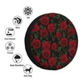 thumbnail image 4 of Yiaed Rose Print Tire Wheel Cover, Waterproof Spare Tire Cover Fit for Jeep, Truck,Trailer, RV, SUV, Camper and Most Vehicle-15 inch, 4 of 6