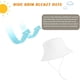 thumbnail image 4 of Gorro de sol para bebé YMYDYFC, algodón y lino, 48 cm, 6-12 meses, 4 of 6