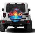 thumbnail image 6 of Cactus and Succulent Spare Tire Cover Dust-Proof Wheel Tire Cover Fit Trailer, RV, SUV and Many Vehicle, 6 of 8