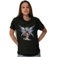 thumbnail image 4 of Betty Boop Cartoon Butterfly Mushroom Women's Graphic T Shirt Tees Brisco Brands M, 4 of 5
