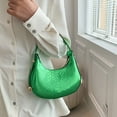 thumbnail image 4 of Bolso de mujer con diseño de cocodrilo, Bolso de hombro de PU, elegante Bolso de mano para mujer (verde), 4 of 5