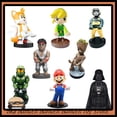 thumbnail image 2 of Figuras de personajes de anime, soporte para mando de juegos para PS5, Xbox Switch, PS4, modelo de figura de acción, muñeco, regalos de Navidad, 2 of 5