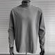 thumbnail image 1 of pstuiky manga larga para hombre, Suéter deportivo informal de manga larga y cuello alto de color liso para hombre Tops de hombre xxl, 1 of 7