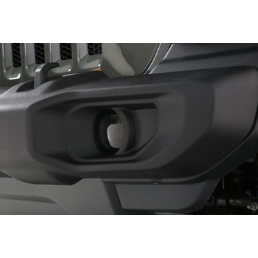 GT Styling G49-GT0644FX 2 Piece Fog Light Covers for 2018-2019 Jeep Wrangler - Carbon Fiber